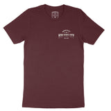 New York Sporty T-Shirt Maroon front