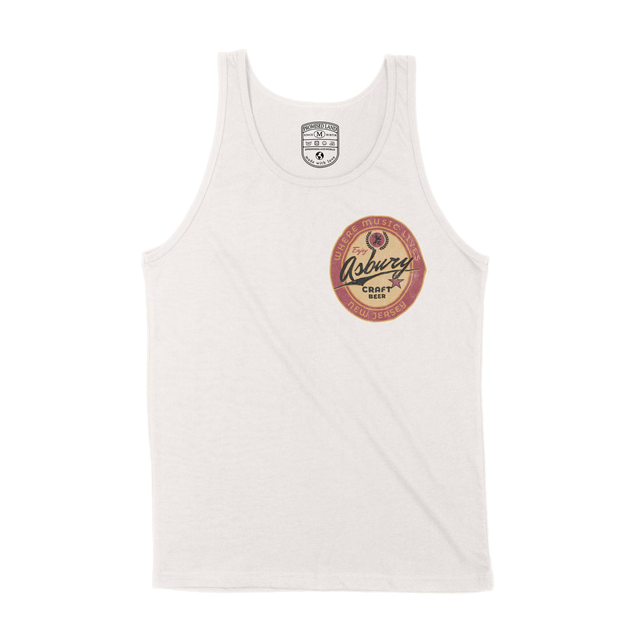 Asbury Park Craft Brew Tank Top in Vintage - front view