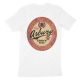Asbury Park Craft Brew T-Shirt in White - back view