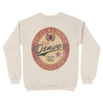 Denver Crewneck in Natural - back view
