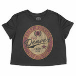 Denver Craft Brew Cropped Tee Black front