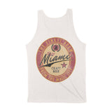Miami Craft Brew Tank Top in Vintage - back view