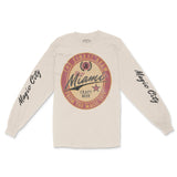 Miami Craft Brew Longsleeve in Natural - front view with sleeves