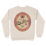 New York Crewneck in Natural - back view