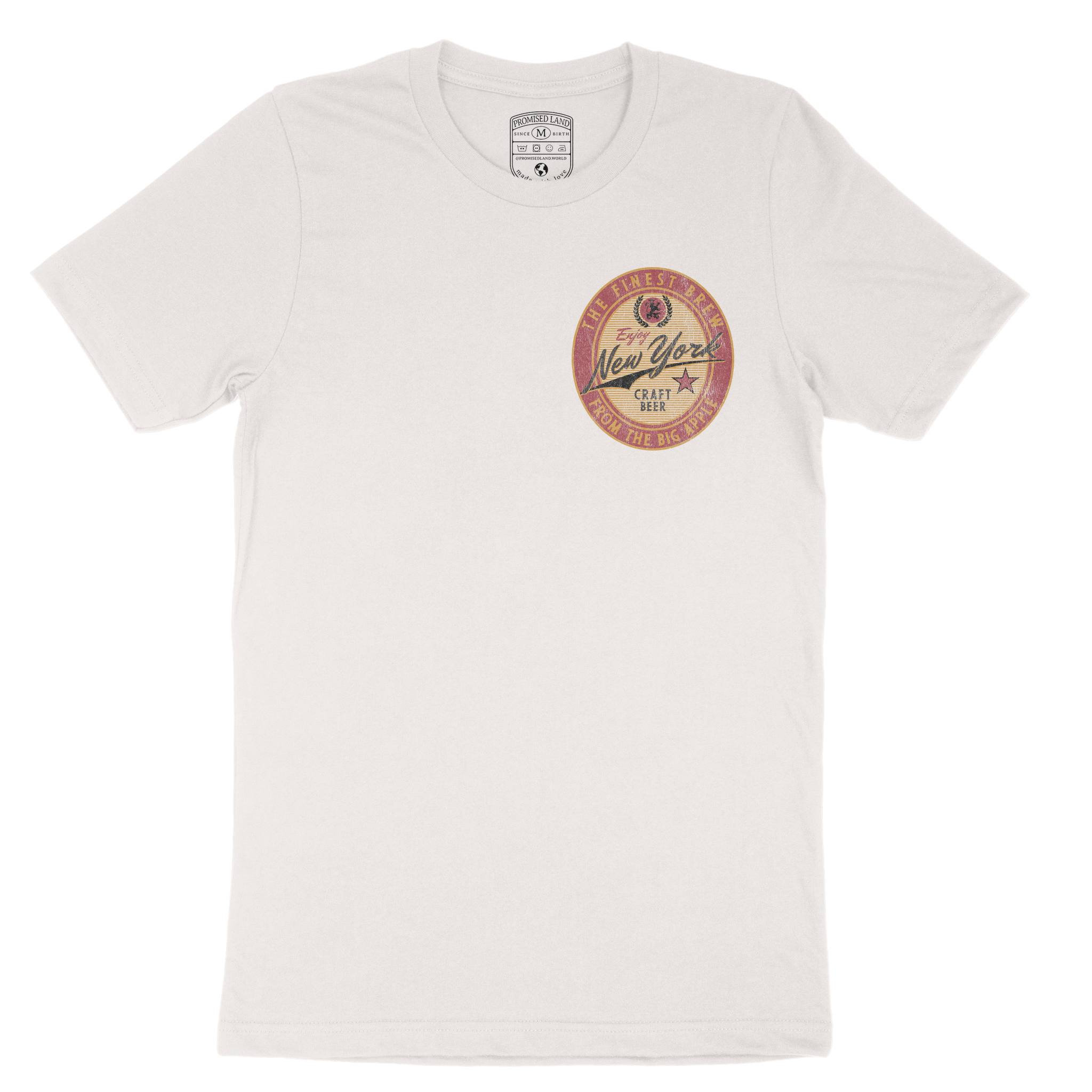 New York Craft Brew T-Shirt in Vintage - front view