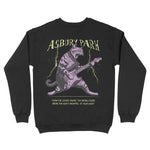 Asbury Park Music Kitten Crewneck in Black - back view