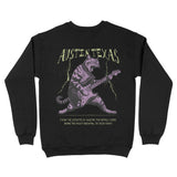Austin Music Kitten Crewneck Black back