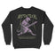 Austin Crewneck in Black - back view