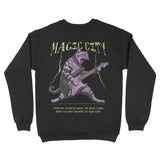Miami Crewneck in Black - back view