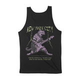 New York Music Kitten Tank Top Black back