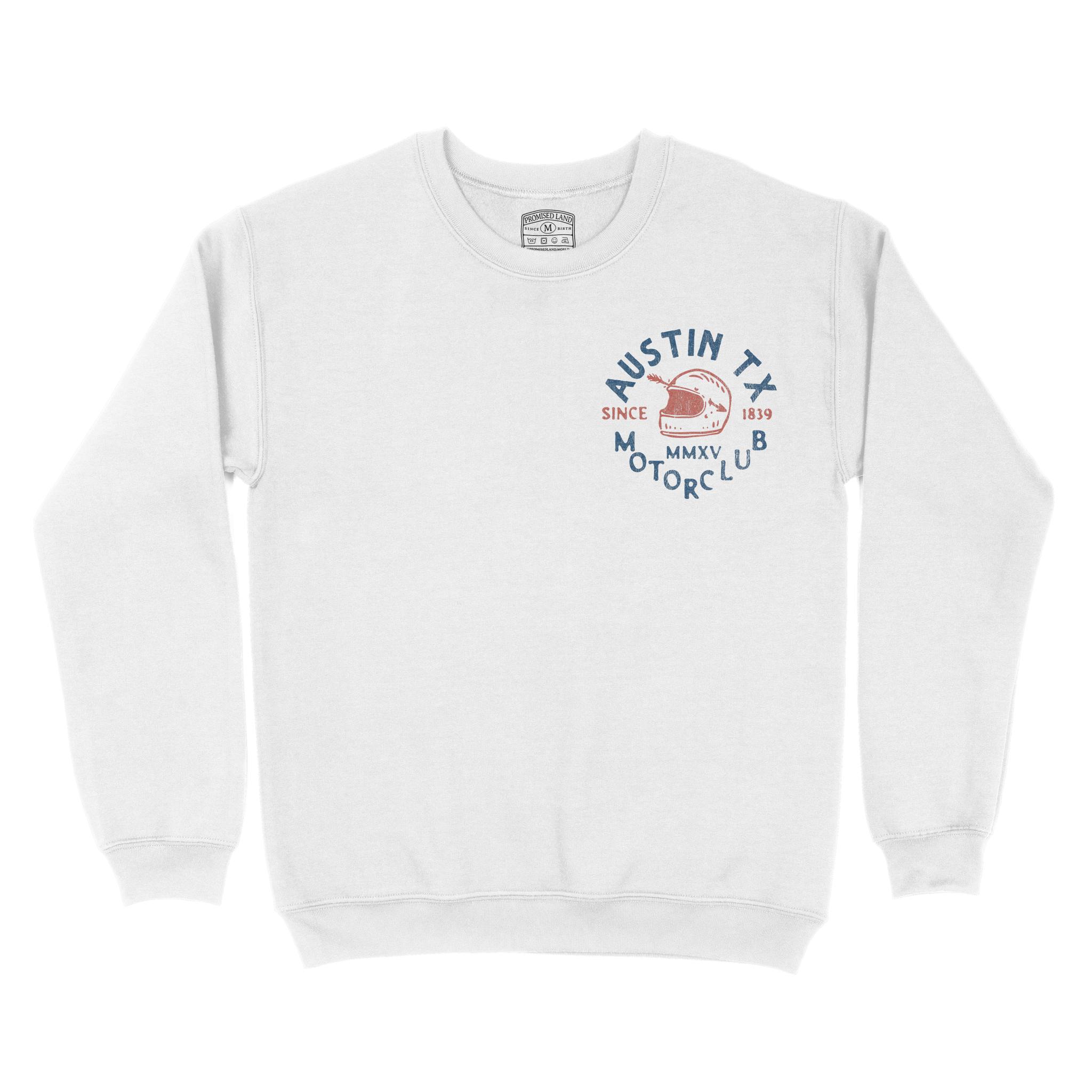 Austin Moto Helmet Crewneck
