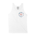 Austin Tank Top in White - front view