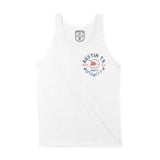 Austin Tank Top in White - front view