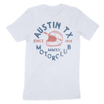 Austin T-Shirt in Light Blue - back view