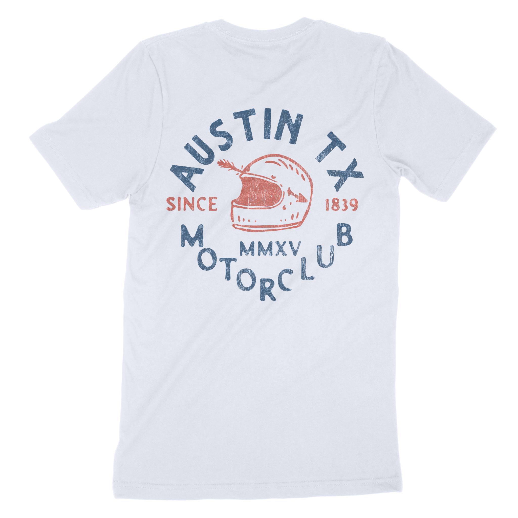 Austin T-Shirt in Light Blue - back view