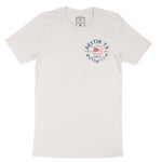 Austin Moto Helmet T-Shirt in Vintage - front view