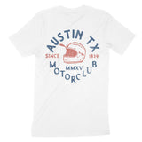 Austin T-Shirt in White - back view