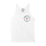 Denver Tank Top in White - front view