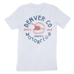Denver T-Shirt in Light Blue - back view