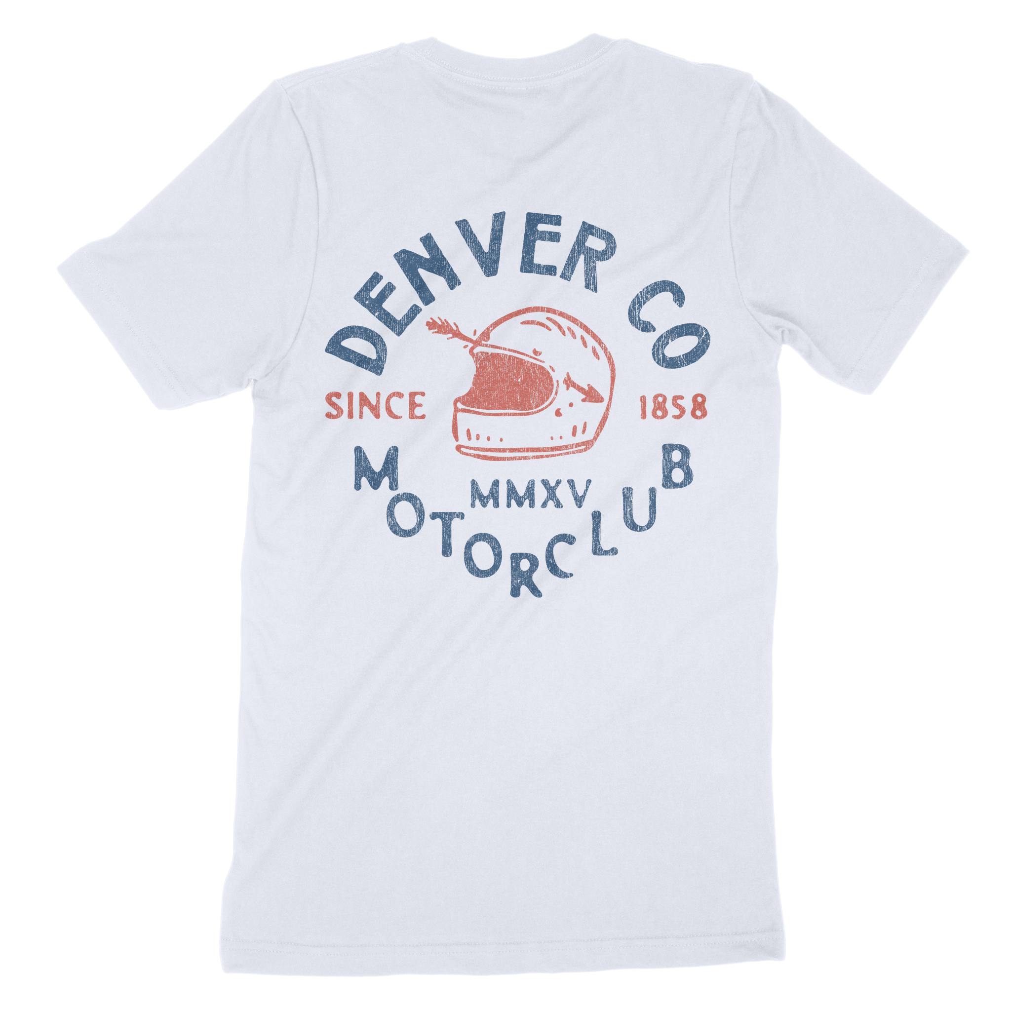 Denver T-Shirt in Light Blue - back view