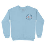 Miami Crewneck in Light Blue - front view