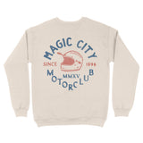 Miami Crewneck in Natural - back view