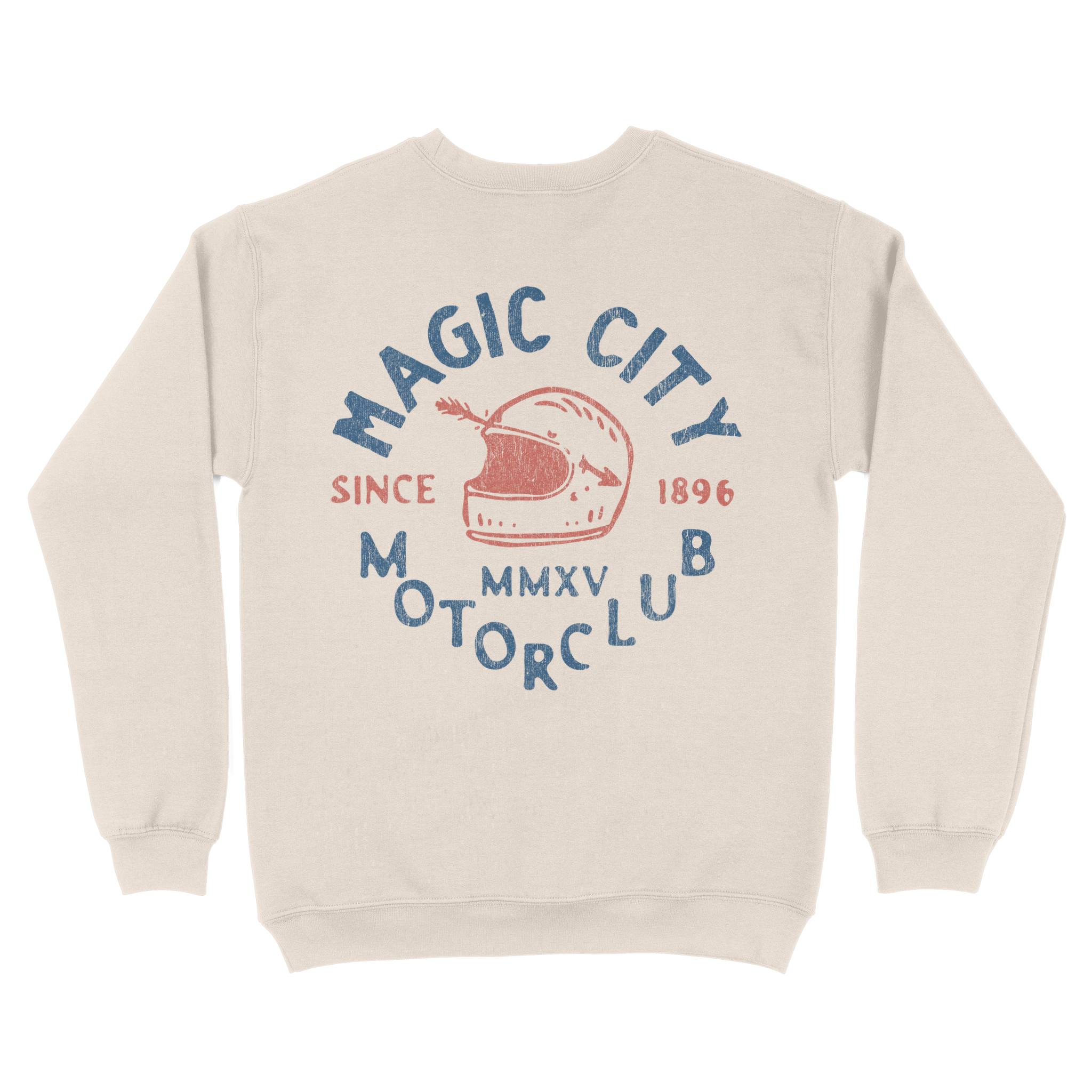 Miami Crewneck in Natural - back view