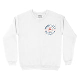 Miami Crewneck in White - front view
