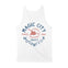 Miami Tank Top in White - back view