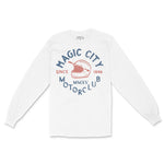 Miami Longsleeve in White - front view