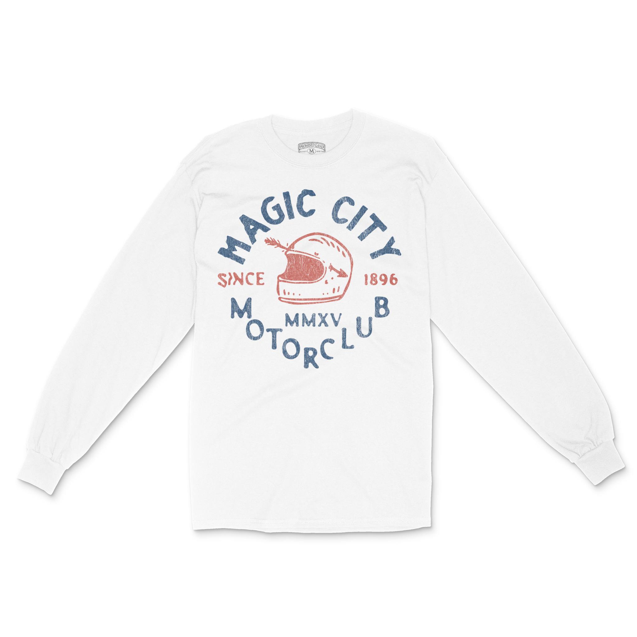 Miami Longsleeve in White - front view