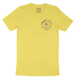 Miami Moto Helmet T-Shirt Maize Yellow front