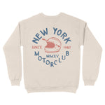 New York Crewneck in Natural - back view