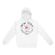New York Hoodie in White - front view