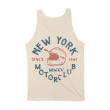 New York Moto Helmet Tank Top Natural back
