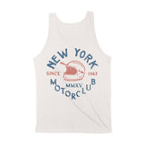 New York Moto Helmet Tank Top in Vintage - back view