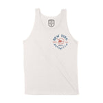 New York Moto Helmet Tank Top in Vintage - front view