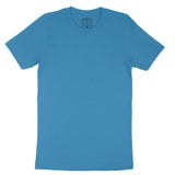 New York Moto Helmet T-Shirt Electric_Blue front