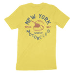 New York Moto Helmet T-Shirt Maize_Yellow back