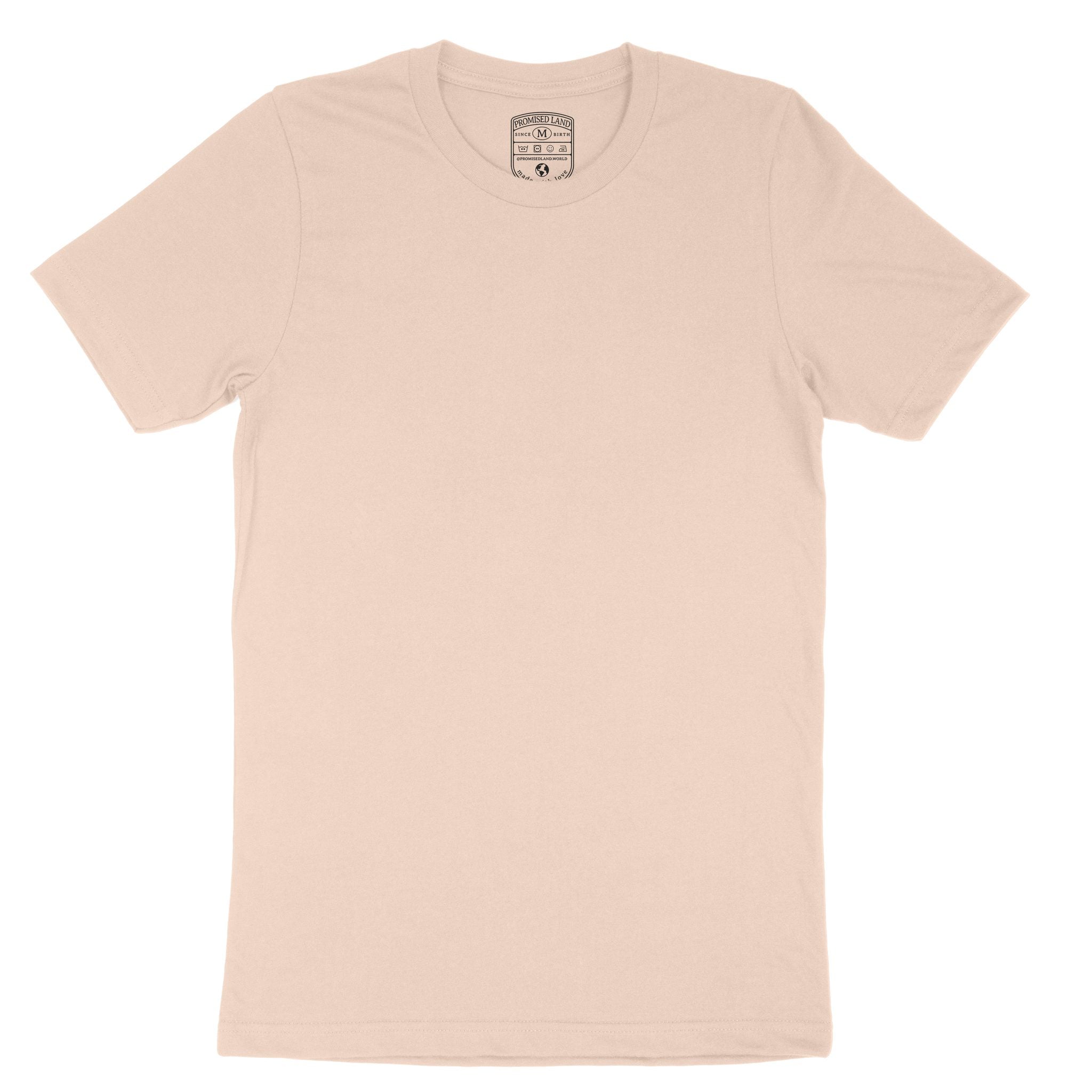 New York Moto Helmet T-Shirt Peach front