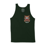 Asbury Park Tiger Tough Tank Top in Forest - front view