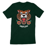 Asbury Park Tiger Tough T-Shirt in Forest - back view