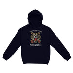 Austin Tiger Tough Hoodie Navy front