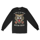 Austin Longsleeve in Black - front view