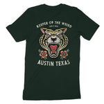 Austin Tiger Tough T-Shirt Forest back