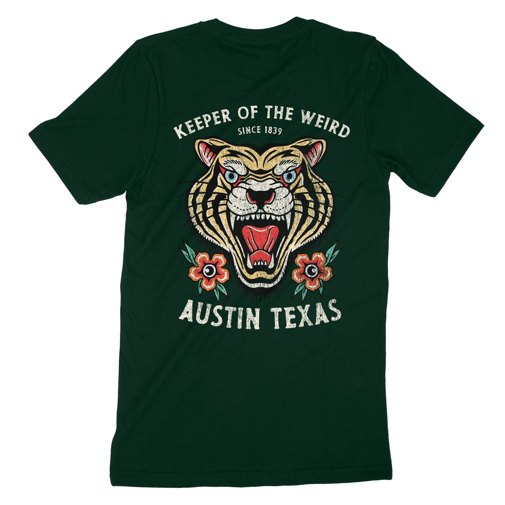 Austin T-Shirt in Forest - back view