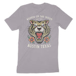 Austin Tiger Tough T-Shirt Light Violet back