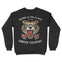 Denver Crewneck in Black - back view