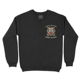 Denver Crewneck in Black - front view