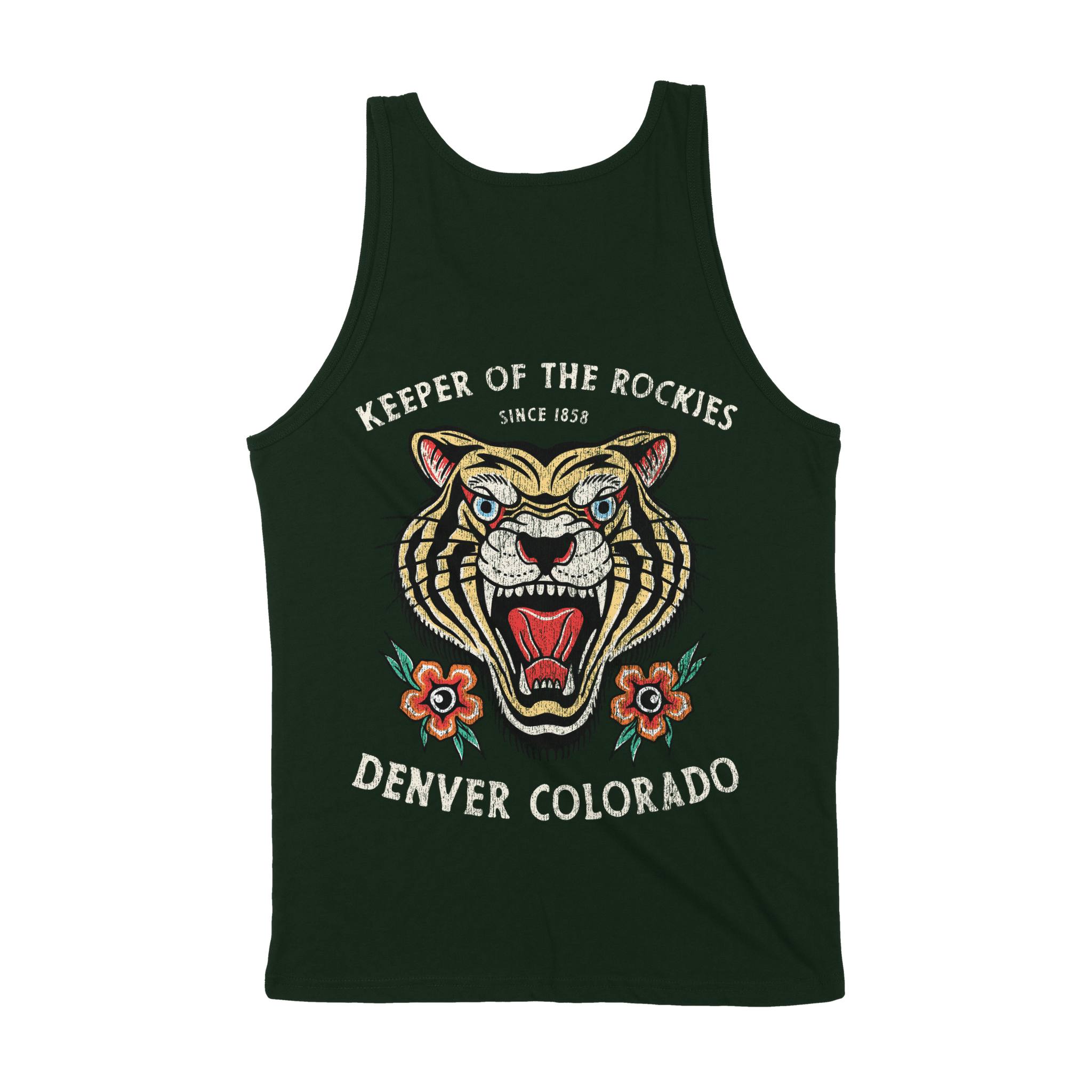 Denver Tank Top in Forest - back view